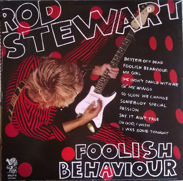 Rod Stewart : Foolish Behaviour (LP, Album, Orl)