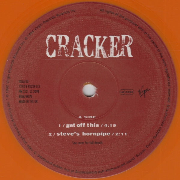 Cracker : Get Off This (10", Single, S/Edition, Ora)