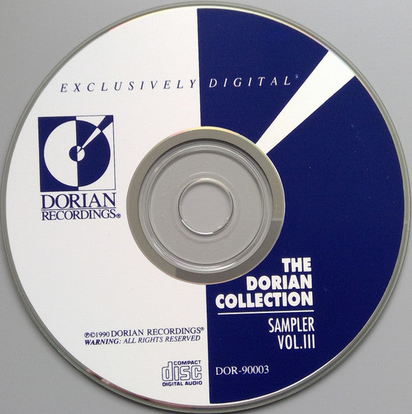 Various : The Dorian Collection Sampler Vol. III. (CD, Comp, Smplr)