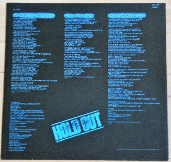 Jackson Browne : Hold Out (LP, Album)