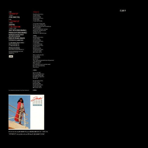 Jaki Graham : Step Right Up (12", Single)