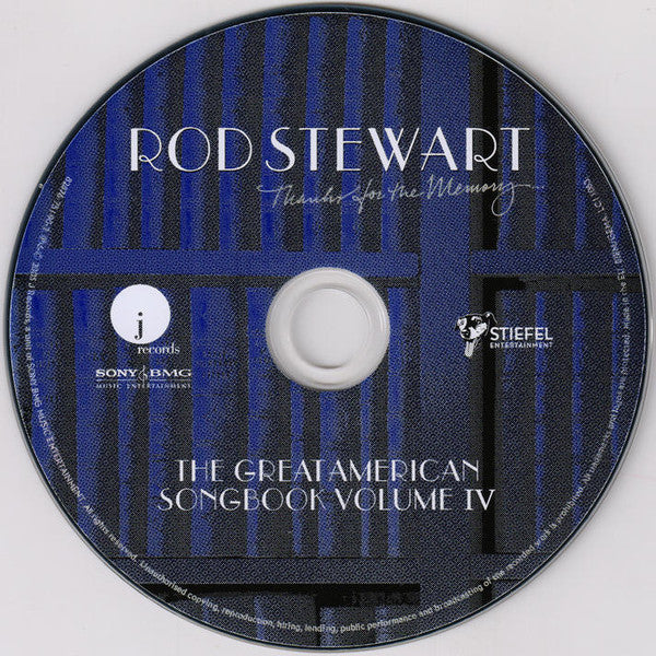 Rod Stewart : Thanks For The Memory... The Great American Songbook Volume IV (CD, Album, S/Edition)