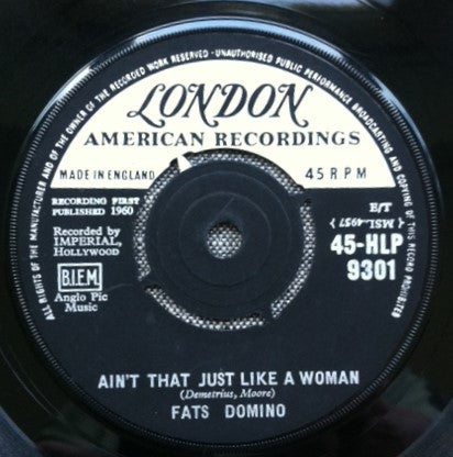Fats Domino : What A Price (7")