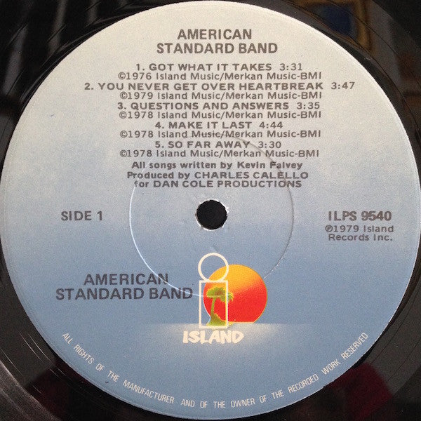 American Standard Band : American Standard Band (LP, Album, Los)